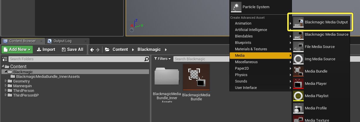 New Blackmagic Media Output