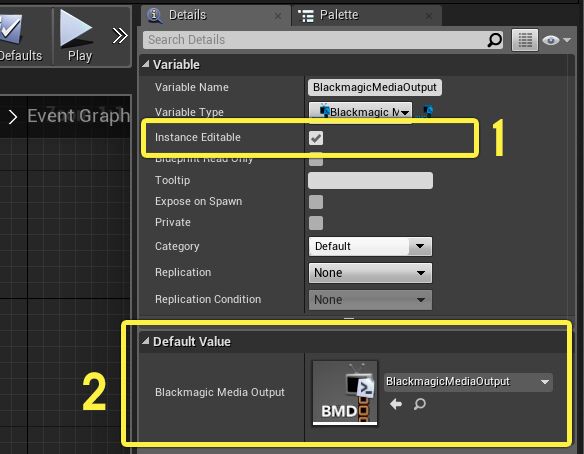 Set the default value
