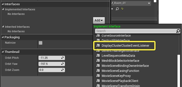 DisplayClusterClusterEventListener