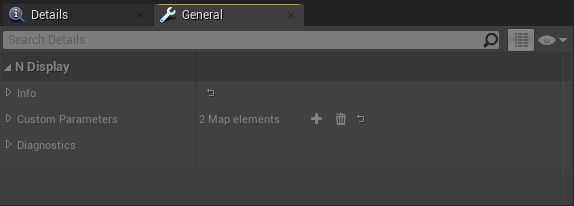Screenshot of general settings for 3x2 wal