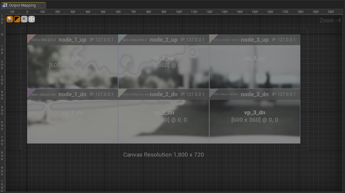 Screenshot of Output Mapping 