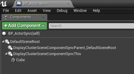 DisplayClusterSceneComponentSyncParent 