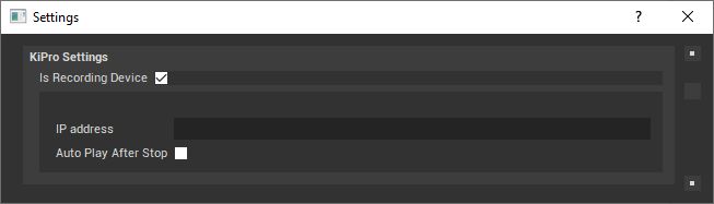 Switchboard Kipro设备设置