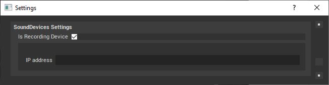 Switchboard SoundDevices设备设置