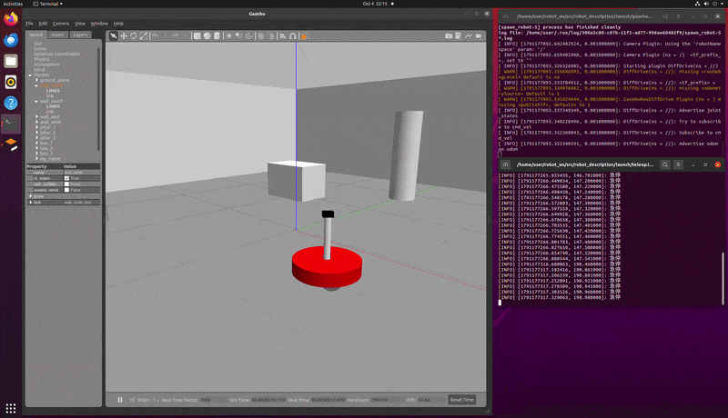Gazebo Simulation Demo